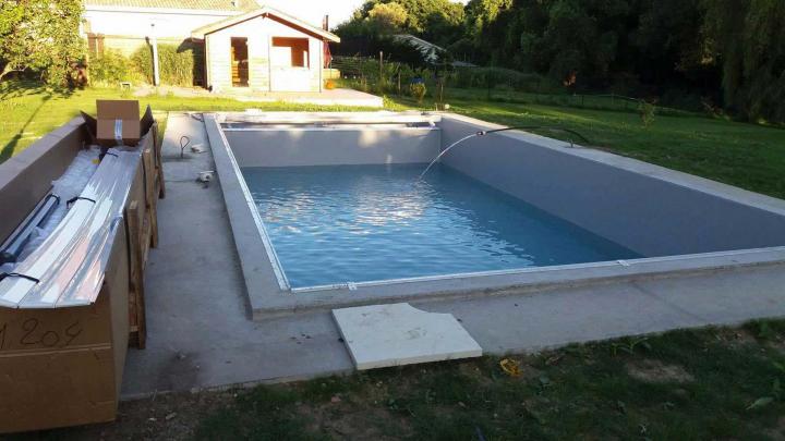 Installation de liner et membrane armé Bassens